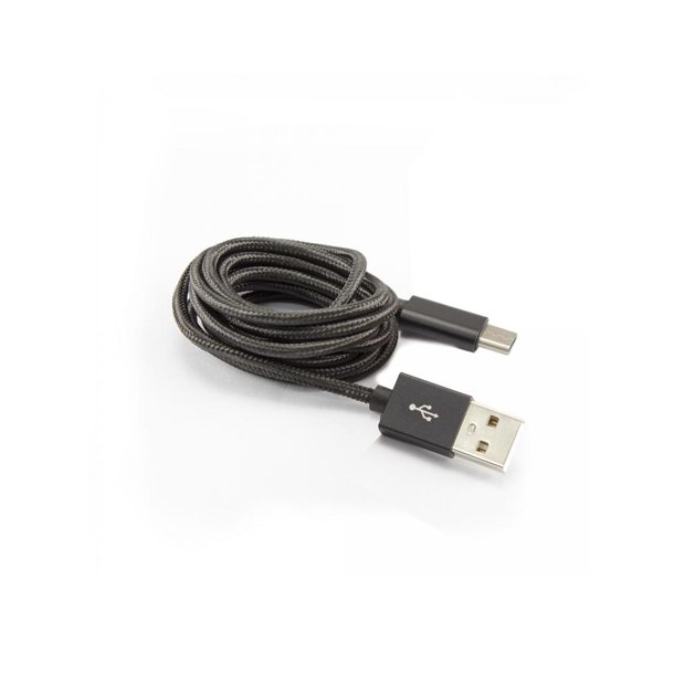 USB Ladekabel A-C 1,5M sort